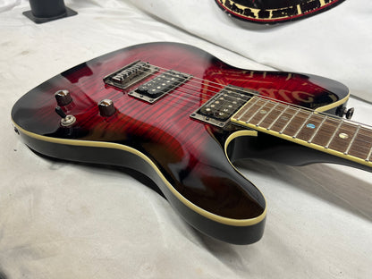 Fender Special Edition Custom Telecaster Tele FMT HH Electric Guitar - Black Cherry Burst