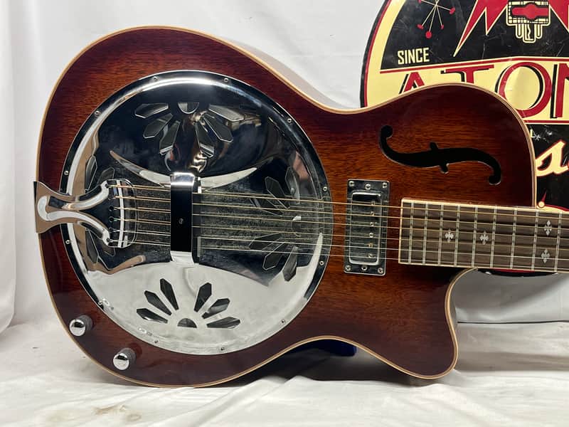 Mitchell RR200CE Roundneck Acoustic Electric Resonator Guitar - Image 2