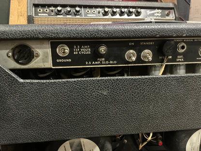 Fender Twin Reverb Amp Tube Guitar Combo Amplifier - modified by Pete Cage 1968 - Silverface - Local Pickup Only