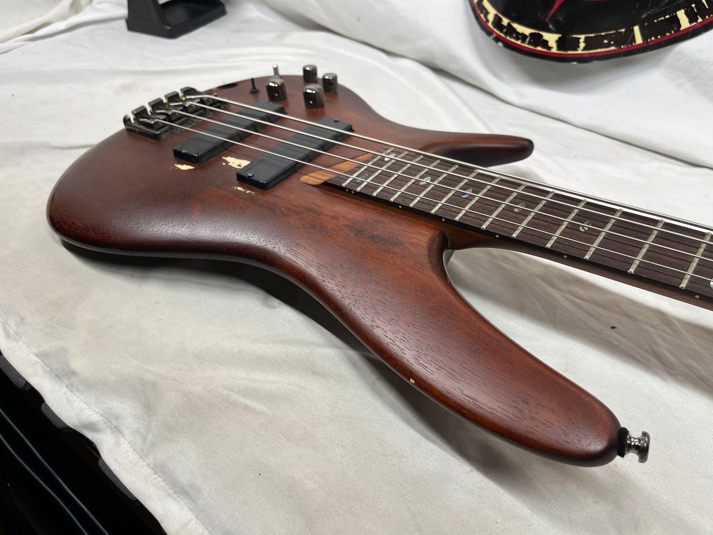 Ibanez Soundgear SR500L Left-Handed Lefty *Strung for Right-Handed Playing* Doublecut 4-String Electric Bass