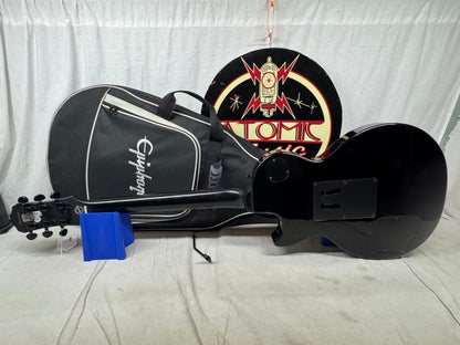 Epiphone Limited Edition Custom Shop Les Paul Nightfall with Gig Bag 2010 - Ebony / Black
