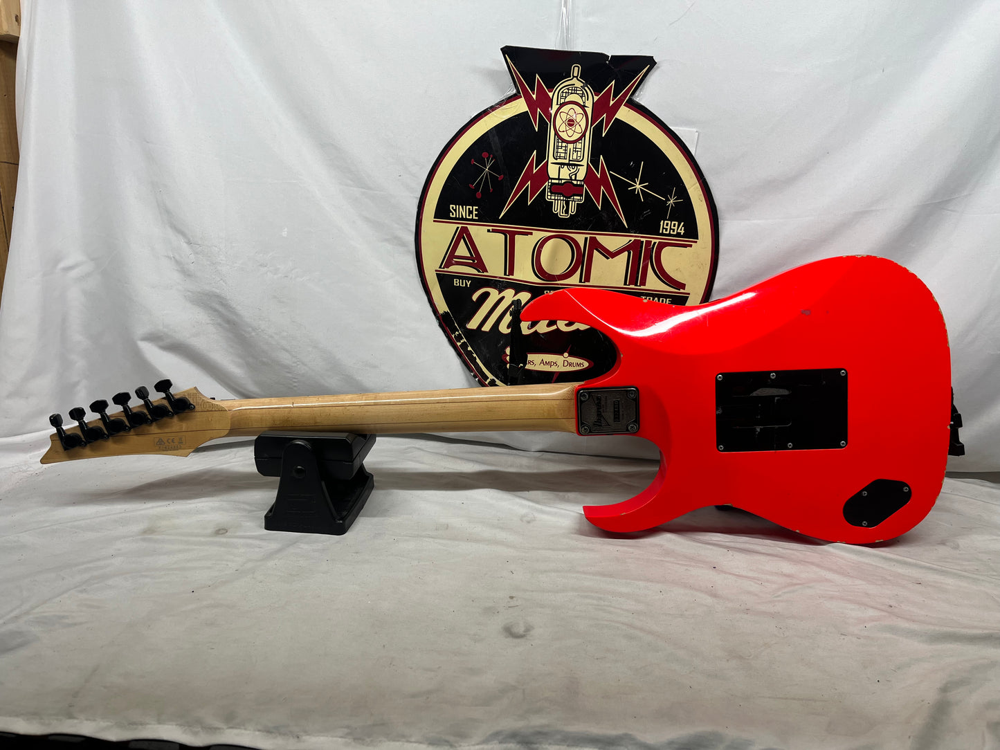 Ibanez RG550 Genesis Collection Doublecut Electric Guitar - Road Flare Red - **only the bridge pickup has output**