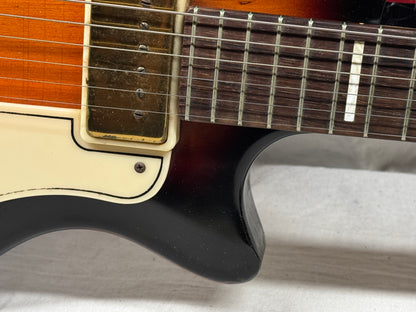 Supro Rhythm Master Guitar with Case - Sunburst