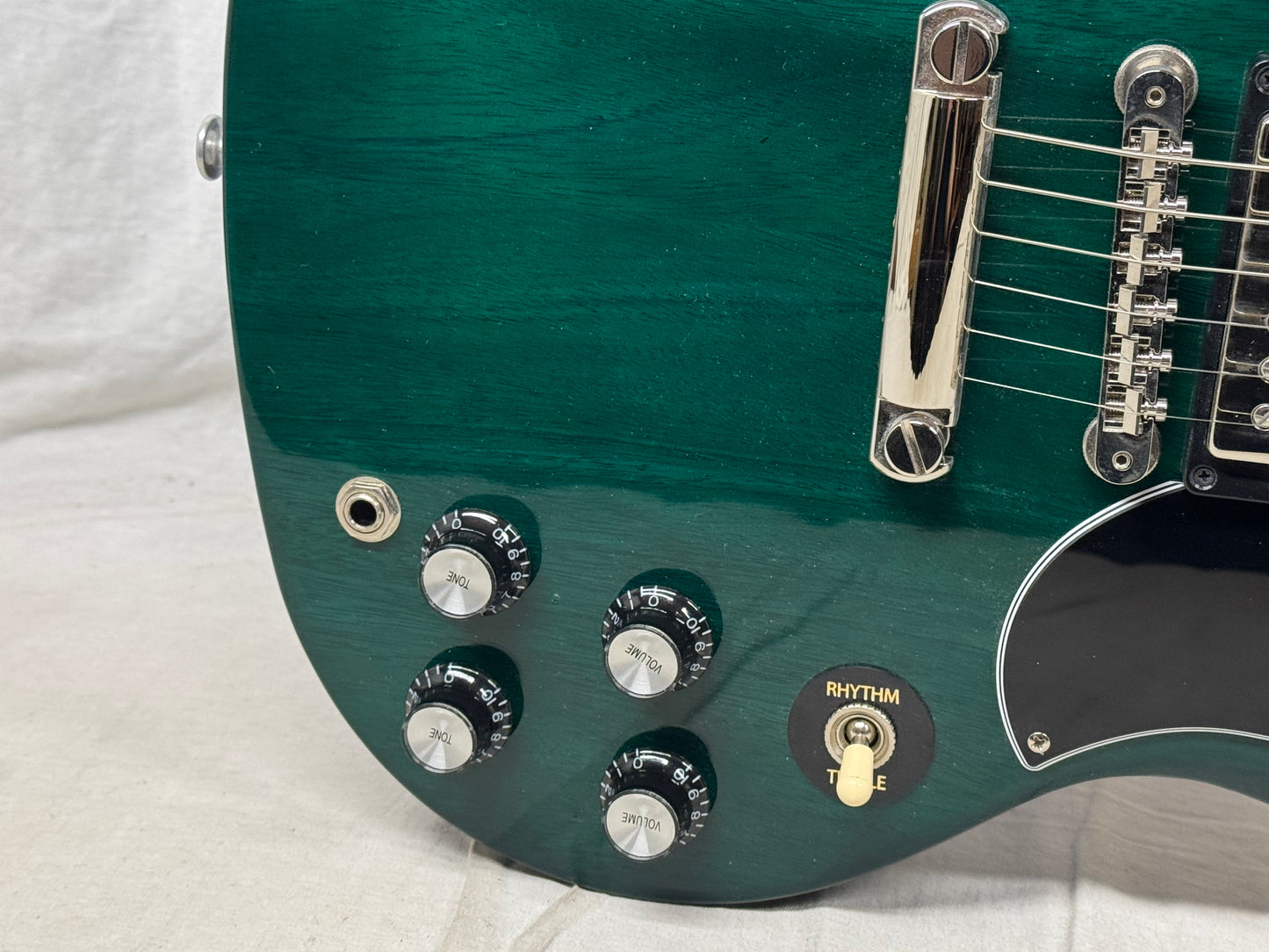 Gibson SG6100TLNH1 SG Standard '61 1961 Reissue Guitar with Case 2024 - Translucent Teal