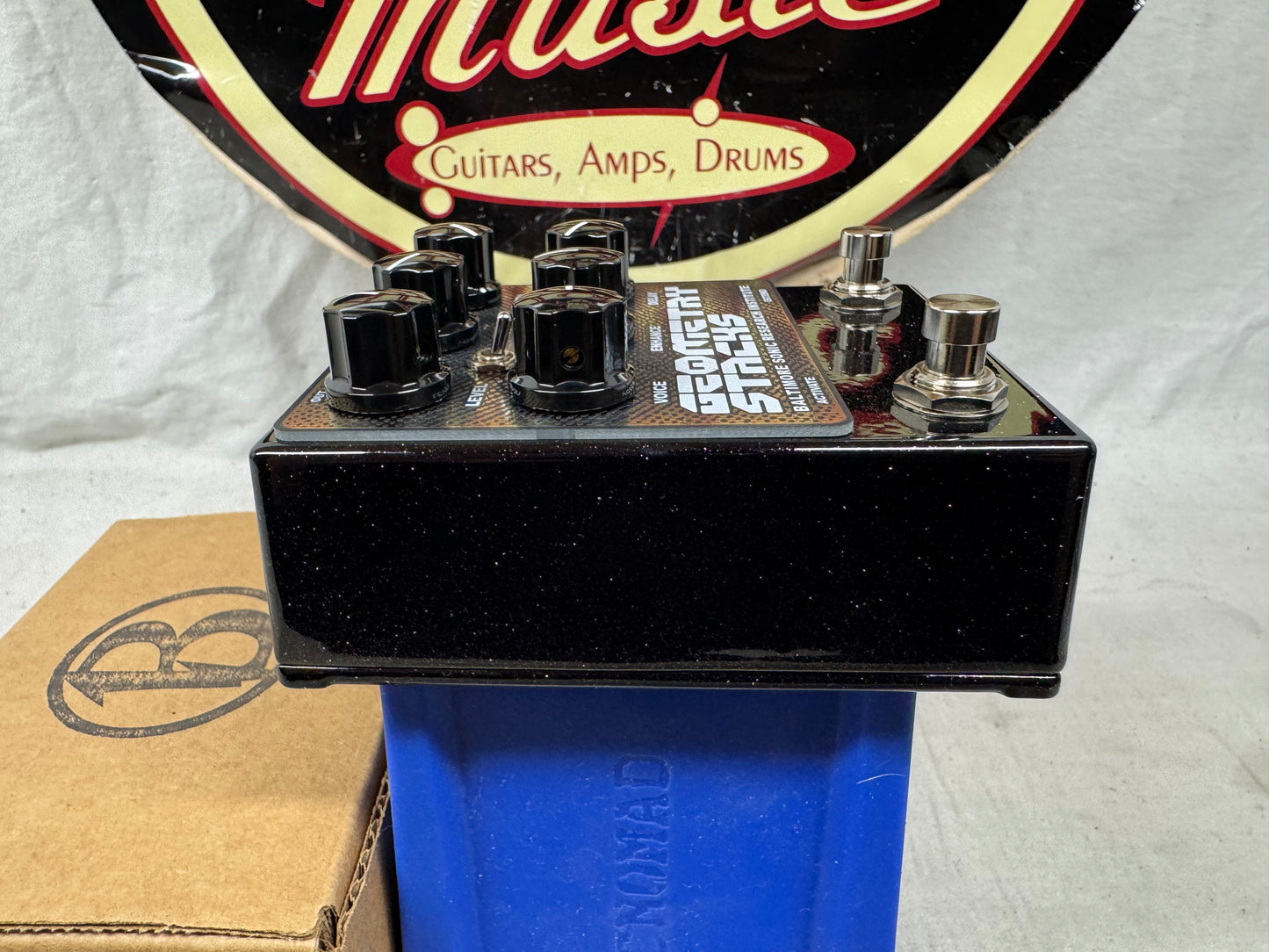 Baltimore Sonic Research Institute BSRI Geometry Stacks Flanger Pedal with Box