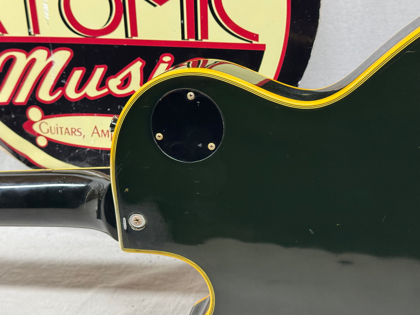 Greco EG Series Singlecut Guitar with Gator Case - MIJ Made In Japan 1990 - Ebony / Black