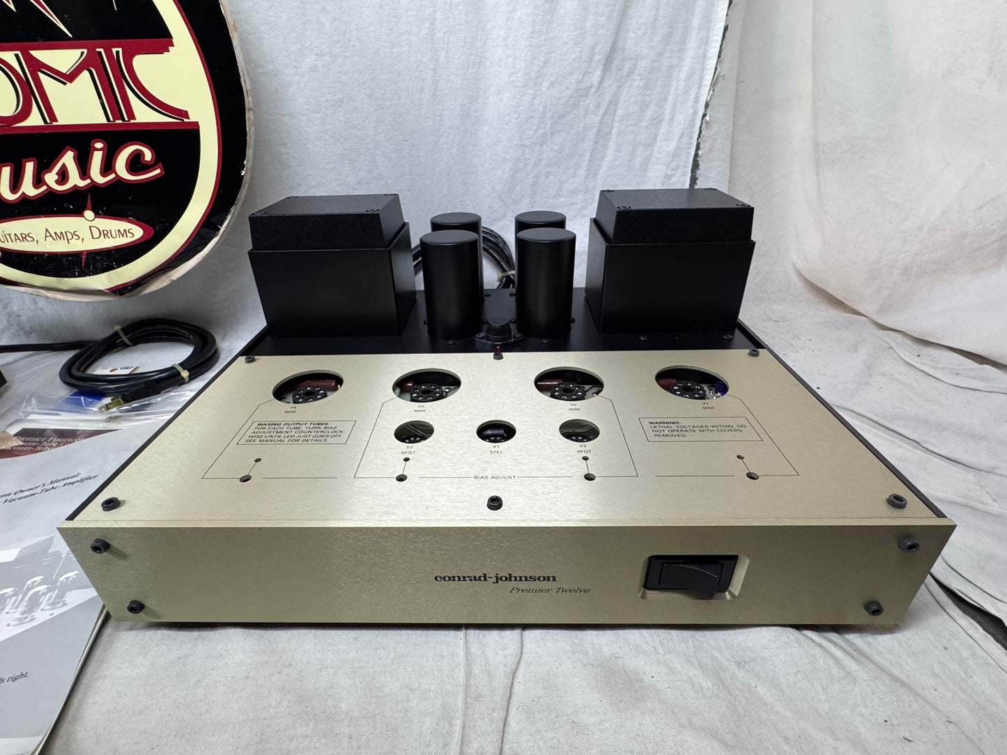 Conrad-Johnson PREM12 Premier 12 Monoblock Power Amplifier - !!Pair!! - Local Pickup Only