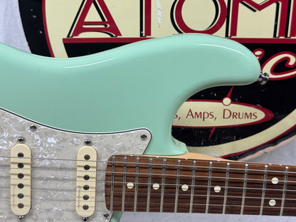 Fender USA Jeff Beck Stratocaster Guitar with Case 2015 - Surf Green / Rosewood fingerboard