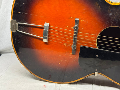 Gretsch Acoustic Guitar with Chipboard Case 1953