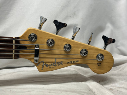 Fender Deluxe Active Jazz Bass V 5-String Electric Bass 2006 - Brown Sunburst