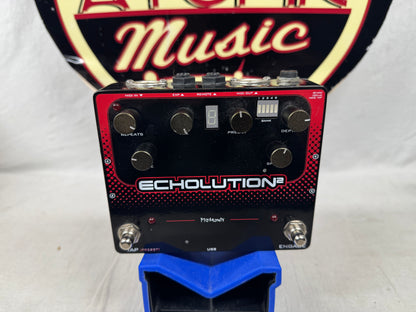 Pigtronix Echolution2 echolution 2 II Filter Pro Multi-Tap Delay Pedal