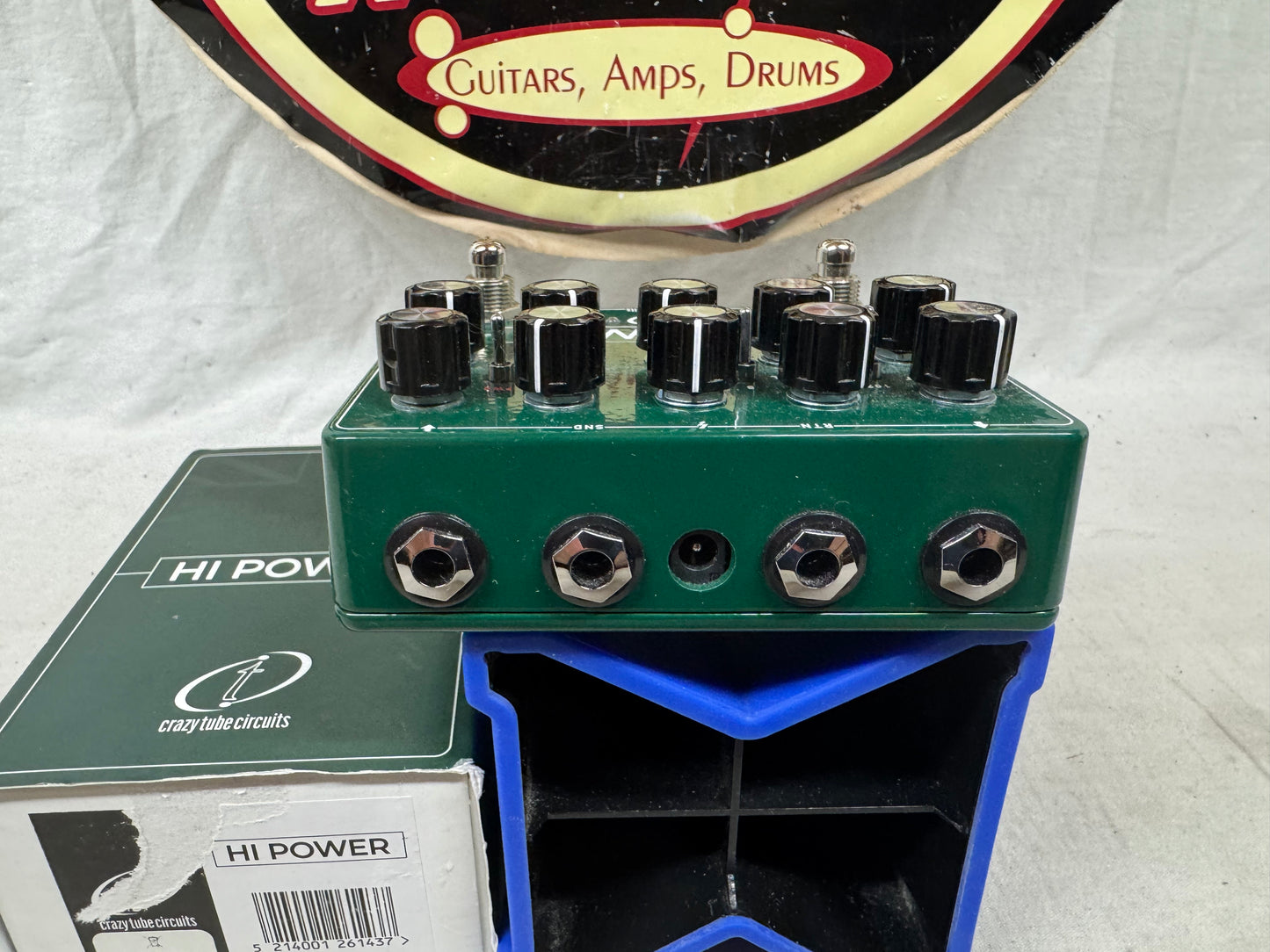 Crazy Tube Circuits Hi Power Overdrive Pedal with Box