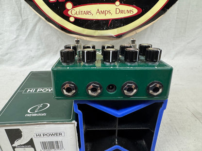 Crazy Tube Circuits Hi Power Overdrive Pedal with Box
