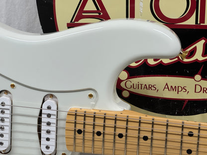 Fender MIJ Ken L’arc-en-Ci Signature Experiment #1 no. 1 Stratocaster Guitar with Case 2024 - Polar White / Maple neck