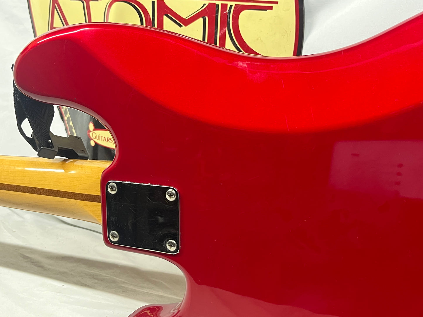 Fender Deluxe Series Precision Bass Special Bass Guitar 1998 - Red