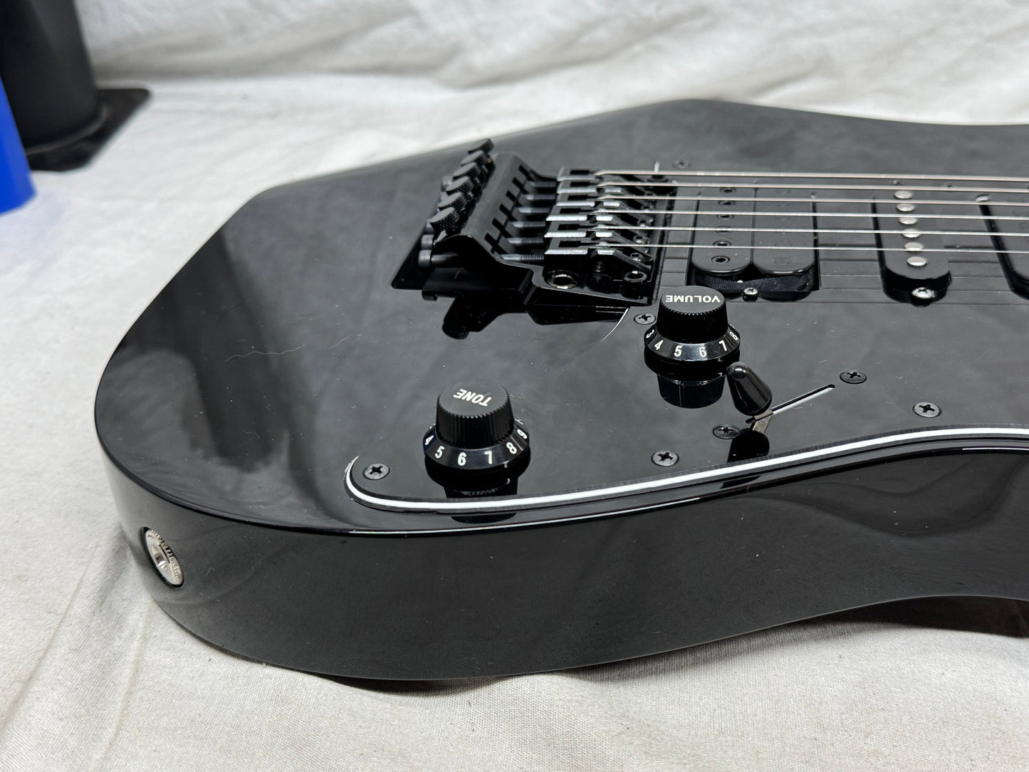 Ibanez RG Series RG550-BK Guitar with Case - MIJ Japan 2025 - Black / Maple neck