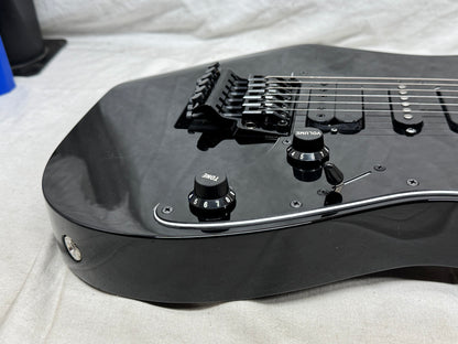 Ibanez RG Series RG550-BK Guitar with Case - MIJ Japan 2025 - Black / Maple neck