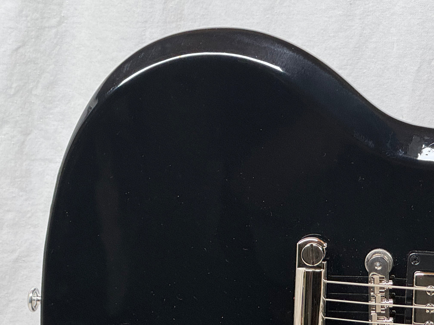 Gibson SESCE19EBNH3 CME Exclusive SG Standard Guitar with Case 2020 - Ebony / Black