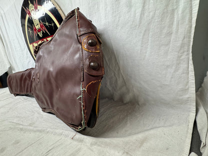 Artistic Products Company (Victoria) Vintage Plasti-Leather (Leather/Vinyl) Gig Bag 1950s - Brown