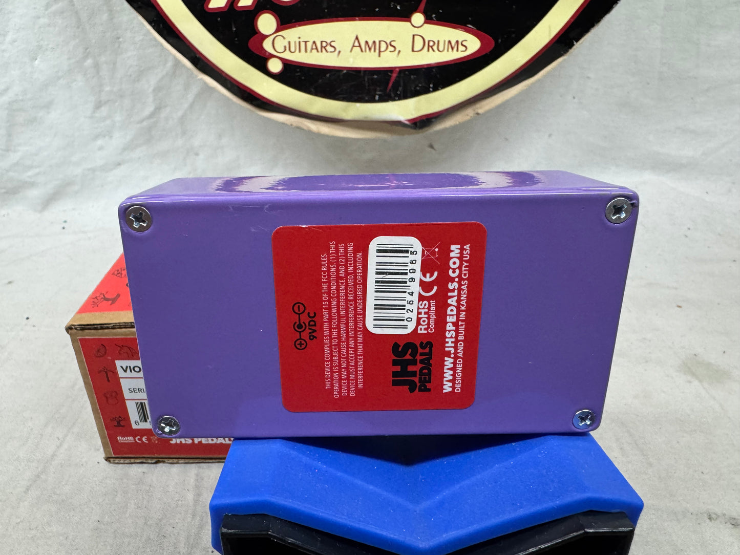 JHS Pedals The Violet Lari Basilio Signature Distortion Overdrive Pedal with Box - Purple