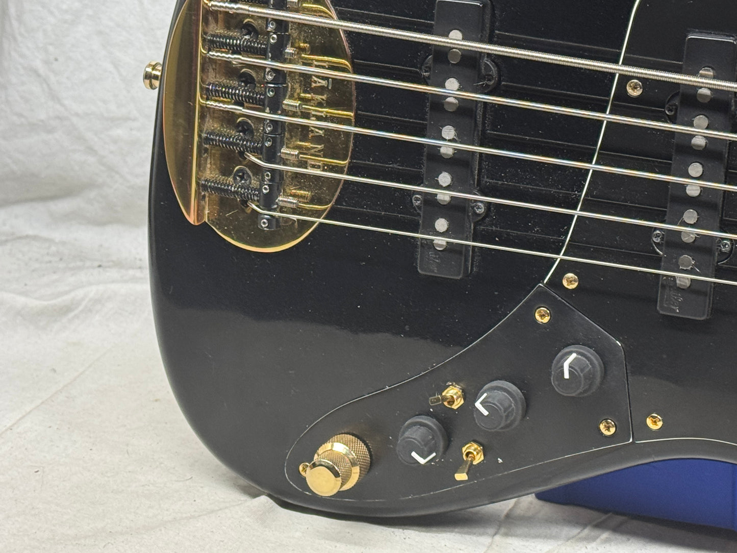 Lakland Skyline Series 5-string Bass - Upgraded Electronics - 2014 - Black / Maple neck
