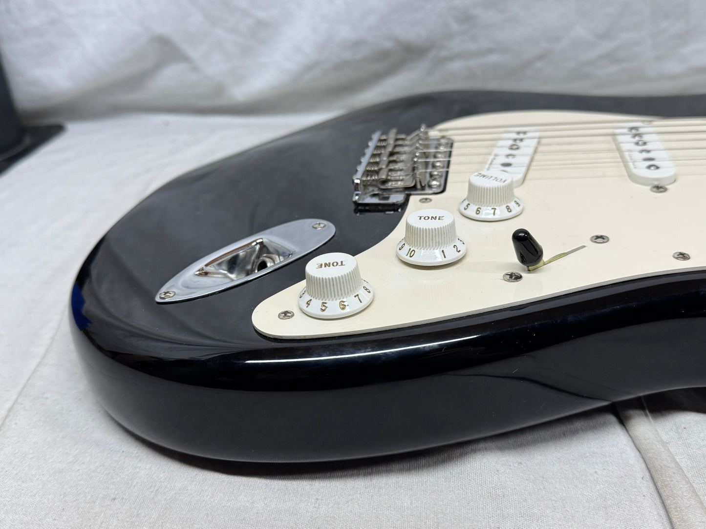 Fender USA Eric Clapton Stratocaster Guitar with Case 2006 - Black / Maple neck