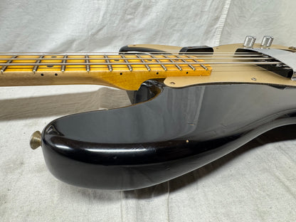 Fender USA Custom Shop '57 Precision Bass jrn Journeyman 4-string P-Bass with COA + Case 2020 - Black / Maple neck - relic'd