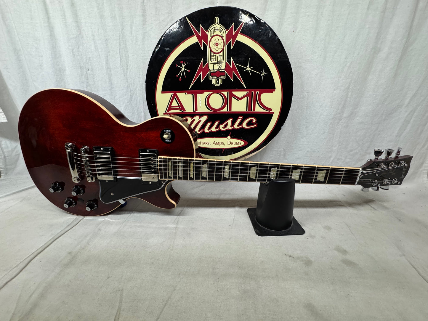 Gibson Les Paul Traditional Pro II 2 Guitar with Case 2012 - modified! - Wine Red