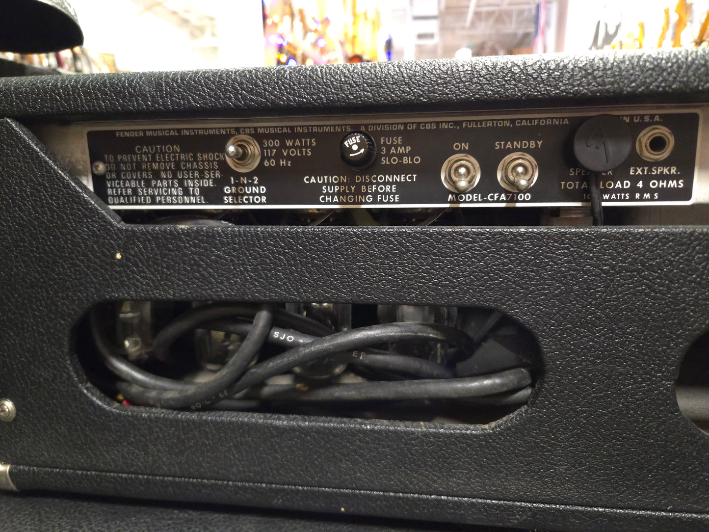 Fender Bassman 100 2-Channel 100-Watt Guitar Amp Head 1972 - 1976 - Silverface - Local Pickup Only