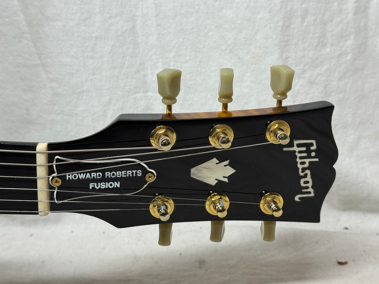 Gibson Howard Roberts Fusion Semi-Hollowbody Guitar with Lollartron pickups + Case - pro headstock repair! 1988