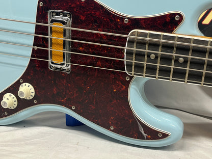 Fender Gold Foil Jazz Bass 4-String Electric Bass - Sonic Blue