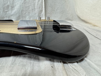 Fender USA Custom Shop '57 Precision Bass jrn Journeyman 4-string P-Bass with COA + Case 2020 - Black / Maple neck - relic'd