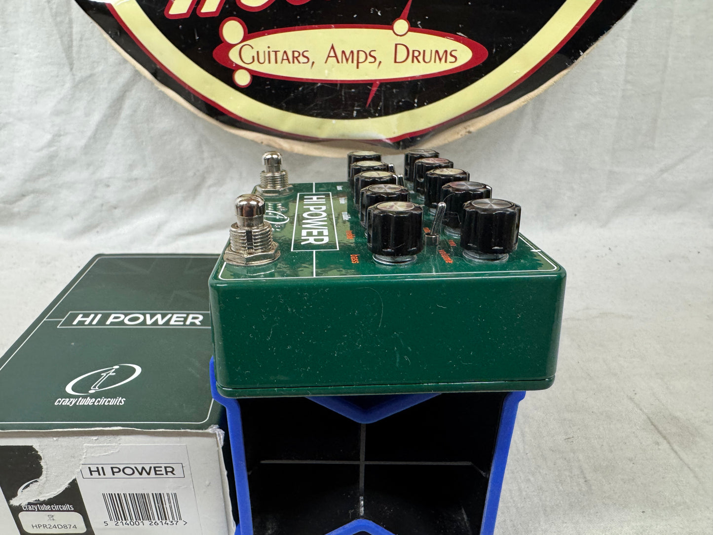 Crazy Tube Circuits Hi Power Overdrive Pedal with Box