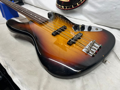 Fender Jaco Pastorius Signature Fretless 4-String Electric Jazz Bass - 3-Color Sunburst