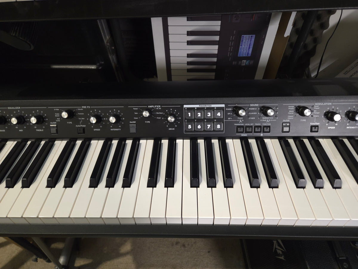 Korg SV2-88 Stage Vintage Digital Piano 2018 - Present - Black with White / Black Keys - Local Pickup Only
