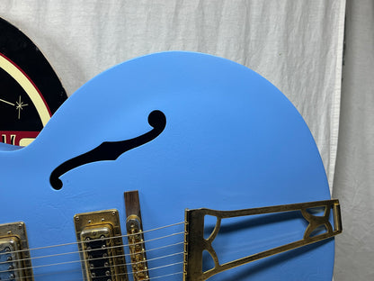 Gretsch G5191 Tim Armstrong Lefty Left-Handed Semi-Hollow Body Electric Guitar -- Spray Painted