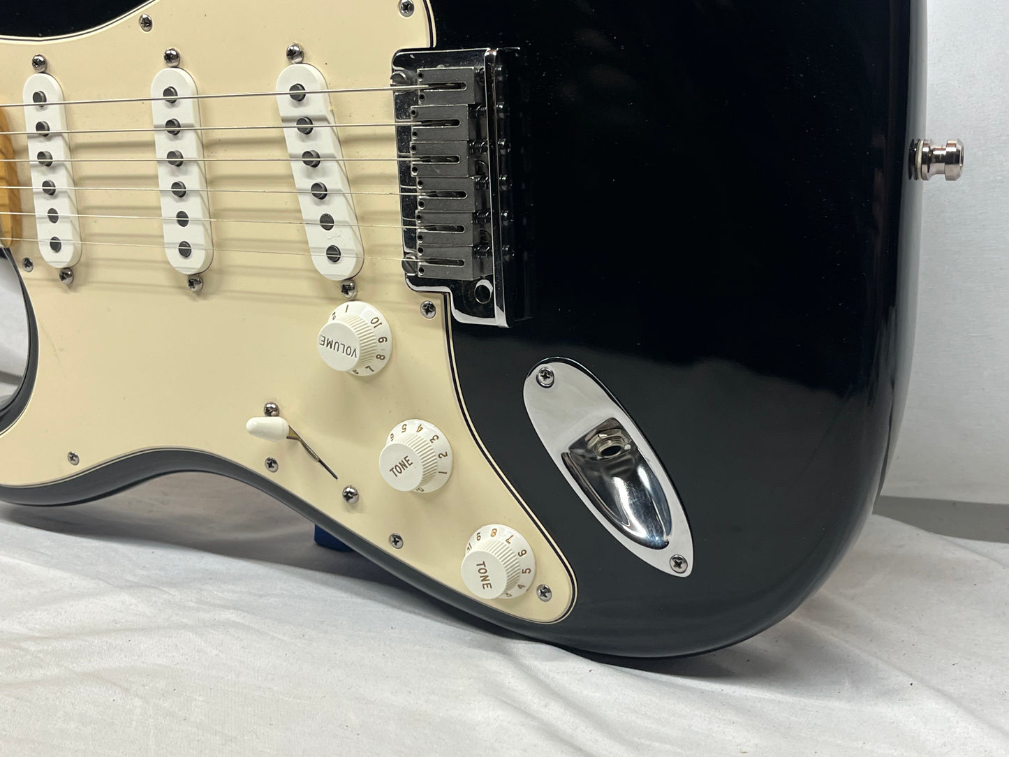 Fender American Stratocaster Strat Left Handed Lefty Electric Guitar - Black