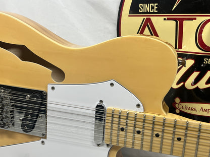 Cozart 12-String Semi-Hollow Body Singlecut Electric Guitar