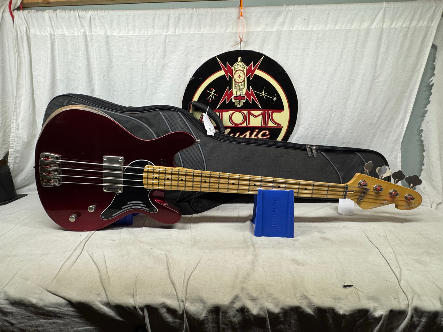Sandberg Florence 30" Short Scale 4-string Bass with Gig Bag 2020s - Ruby Red