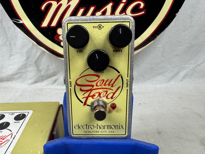 Electro-Harmonix Soul Food Overdrive Pedal with Box - klone