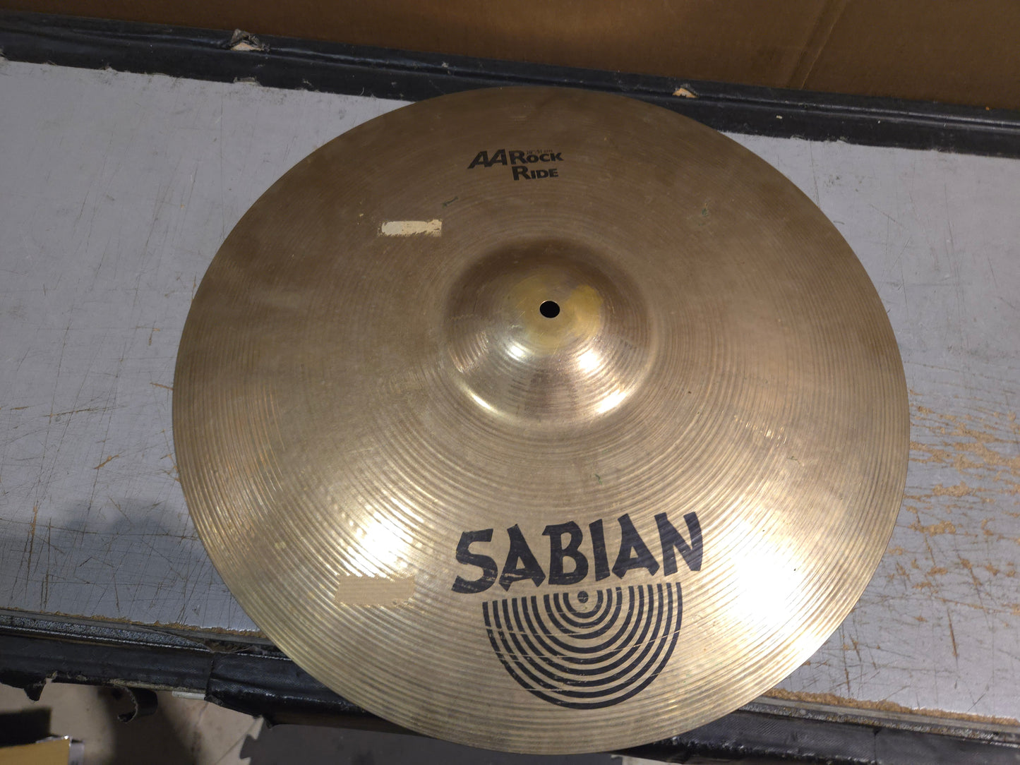 Sabian 20" AA Rock Ride Cymbal 1990 - 2001 - Brilliant