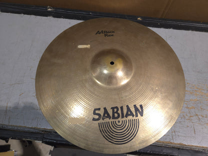 Sabian 20" AA Rock Ride Cymbal 1990 - 2001 - Brilliant