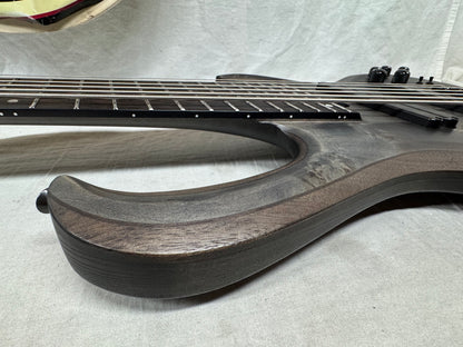 Ibanez BTB Series BTB806MS-TGF 6-string Multiscale Bass with Soft Case 2022 - Transparent Gray Flat