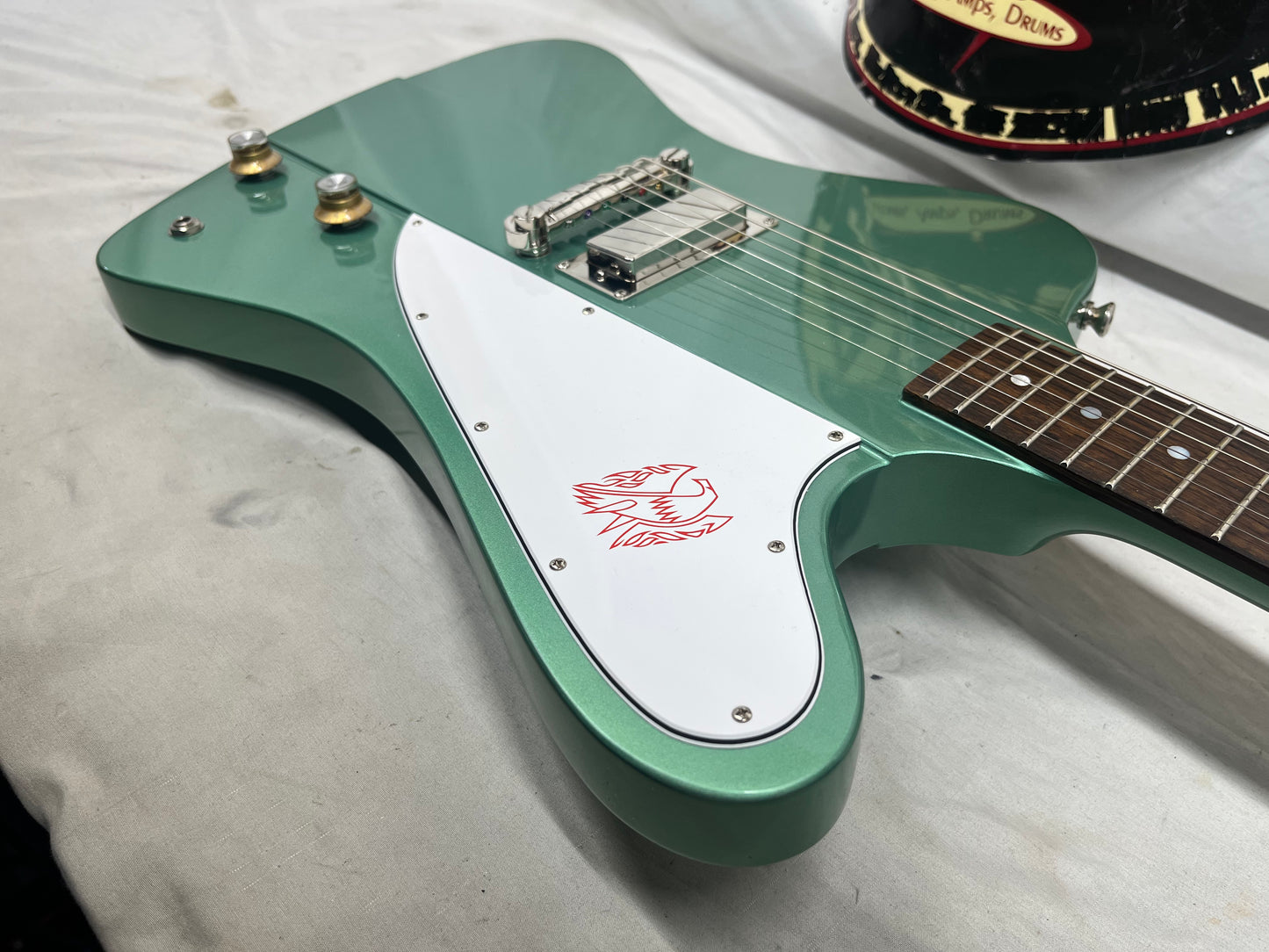Epiphone Firebird I Offset Electric Guitar with Hard Case - Inverness Green