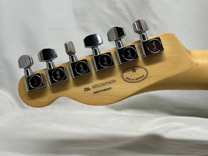 Fender Limited Edition Player Telecaster Plus Top Electric Guitar MIM - Made in Mexico - Blue Burst