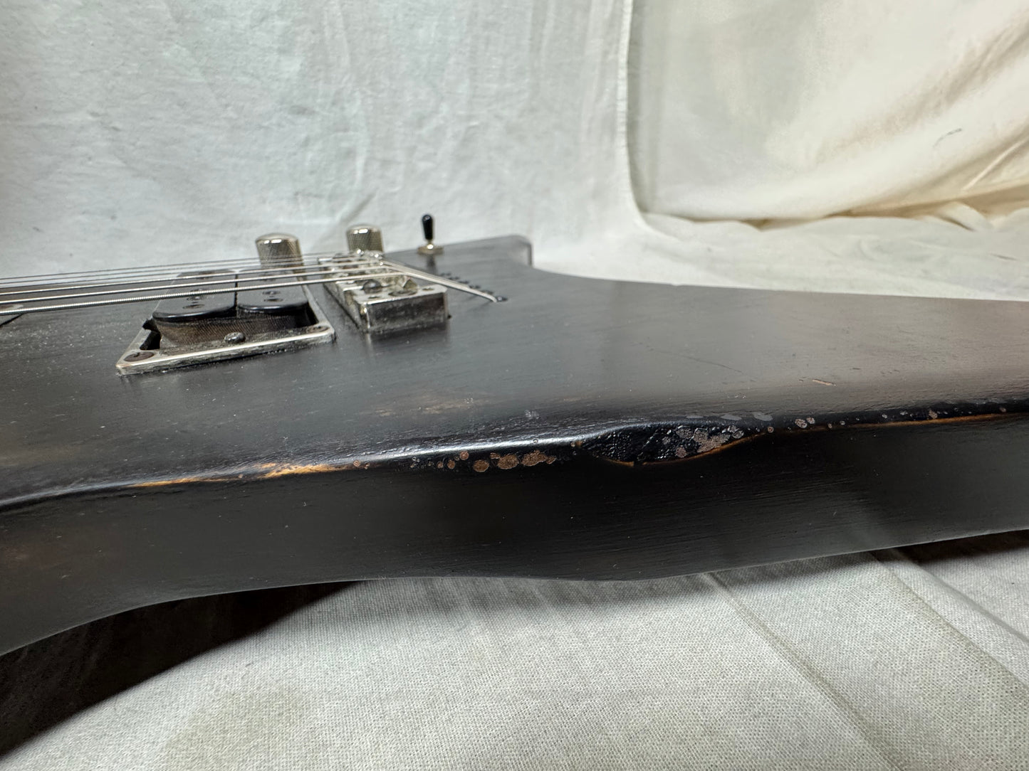 Ibanez X Xiphos Series XPT700FN xpt700 xpt 700 fn Guitar with Case - crack in body - Rusty Glitter Flat - sanded off in most areas - 2008