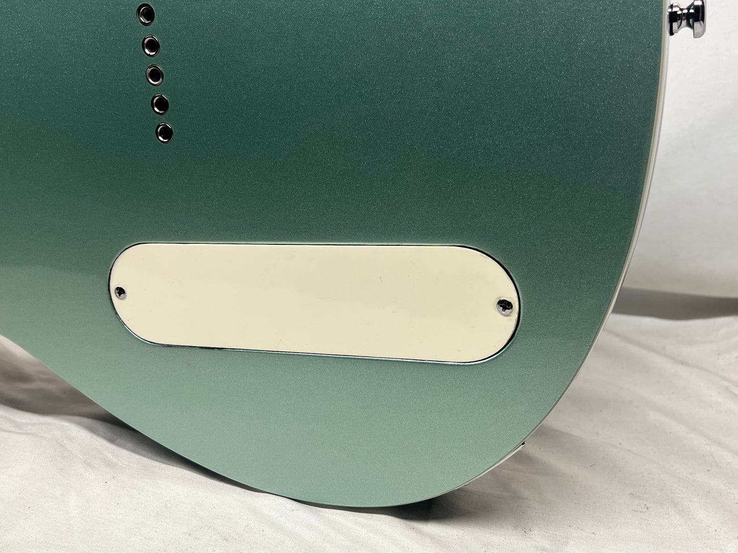 Rivolta Guitars Duocata Doublecut Semi-Hollow Body Electric Guitar - Duo Verde Metallic
