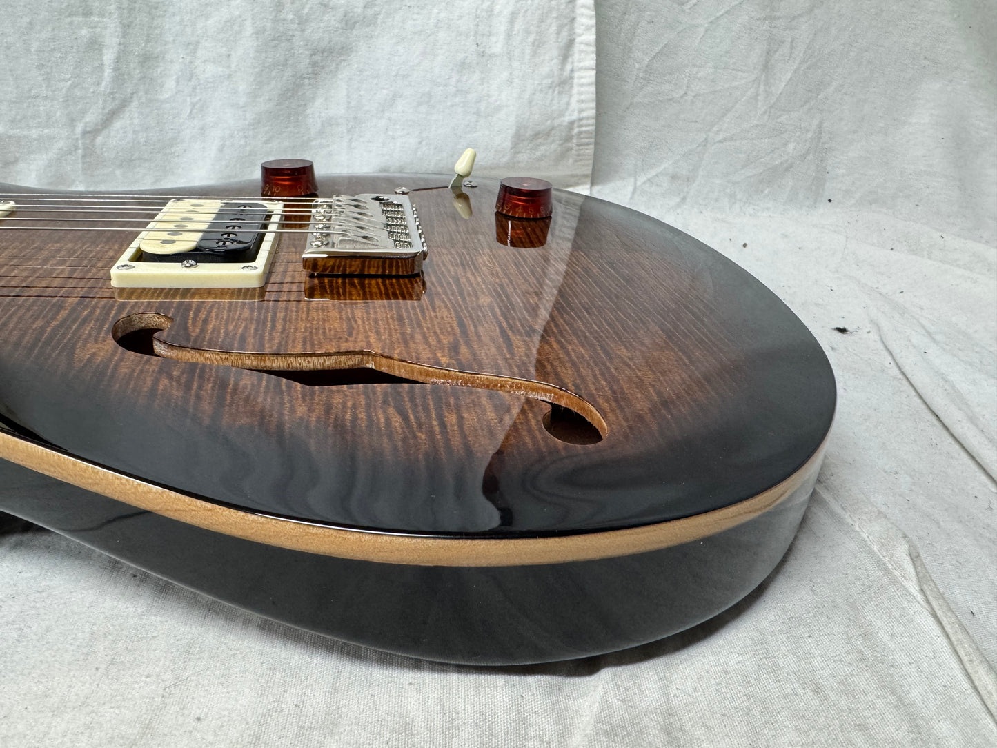 PRS Paul Reed Smith SE Custom 22 SH Semi-Hollow Body semi-hollowbody Guitar with Gig Bag 2022