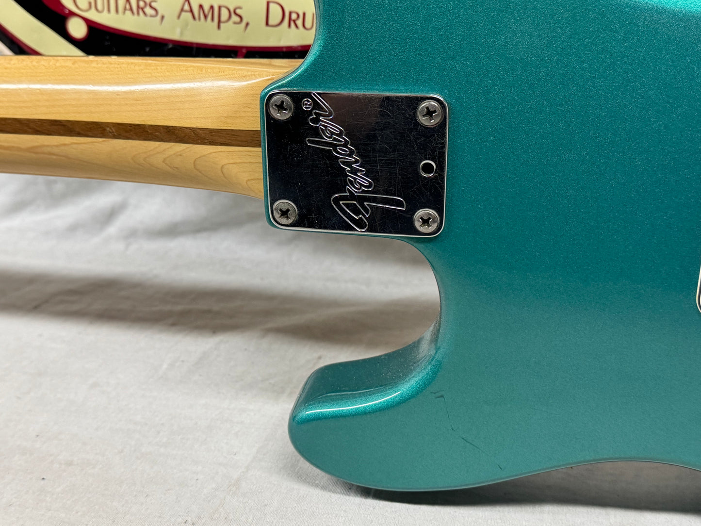 Fender American Standard Stratocaster Guitar with Case 1993 - Cobalt Blue Metallic