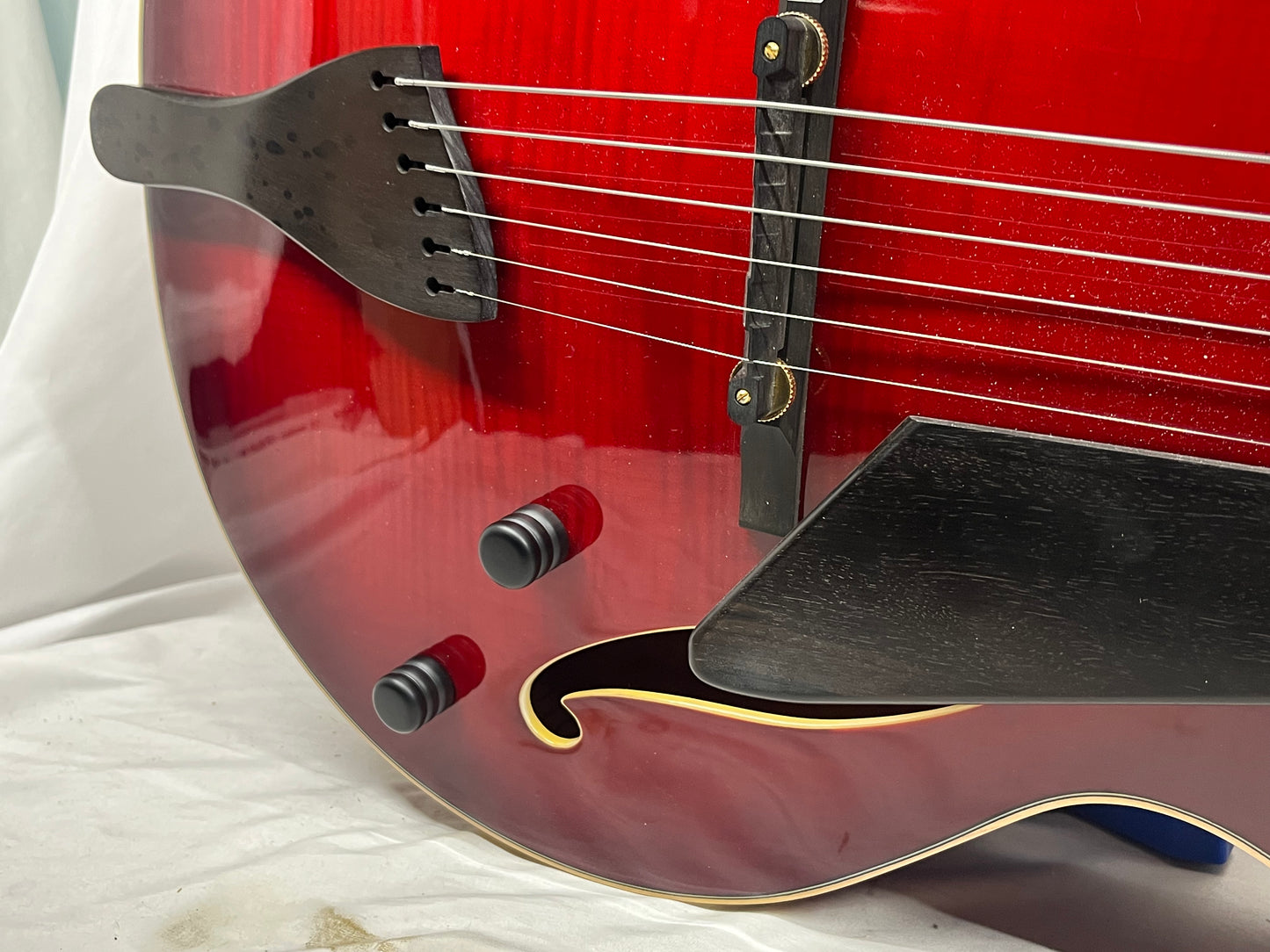 Peerless Leela Arctop Hollow Body Electric Guitar with Hard Case